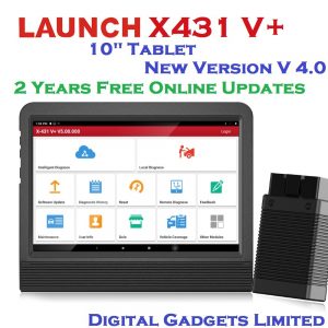 Launch X431 V+ Free Postage! 2 Years Free Online Updates