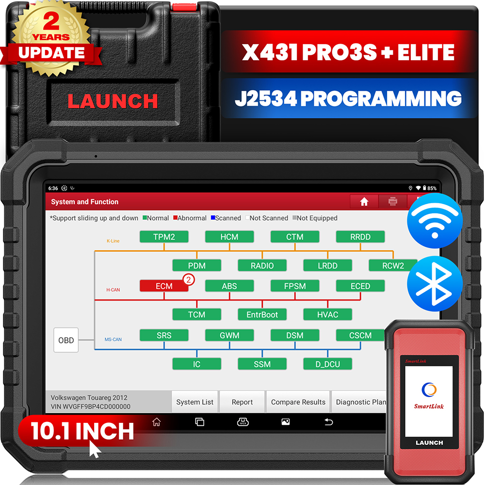 Launch X431 PRO3S+ Elite (0) LAUNCH X431 PRO3S+ ELITE SmartLink Professional Diagnostic Tool - Image 1